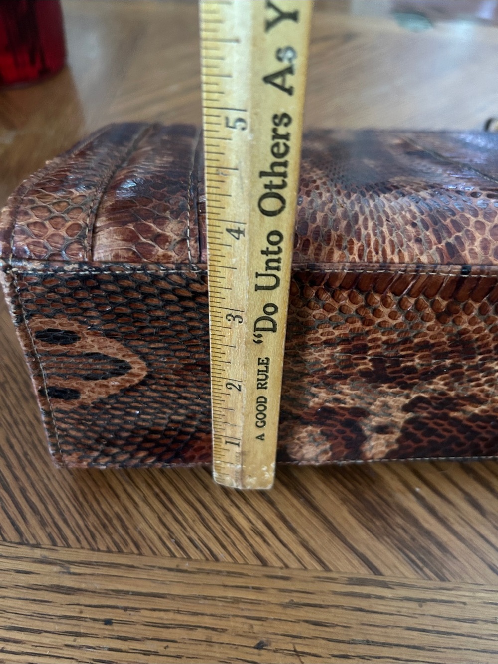 Vintage Genuine Cobra Snakeskin Crossbody Bag - Picture 15 of 16